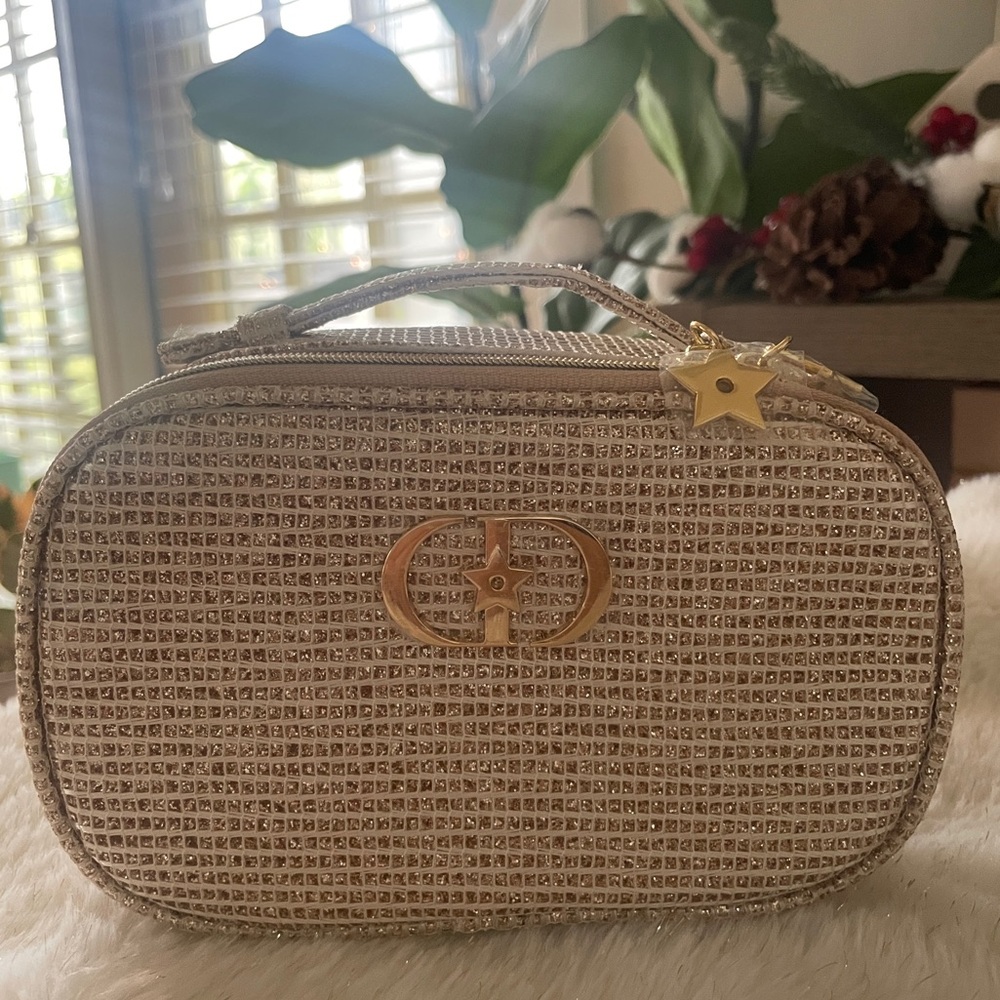 Dior Holiday Woven Vanity bag